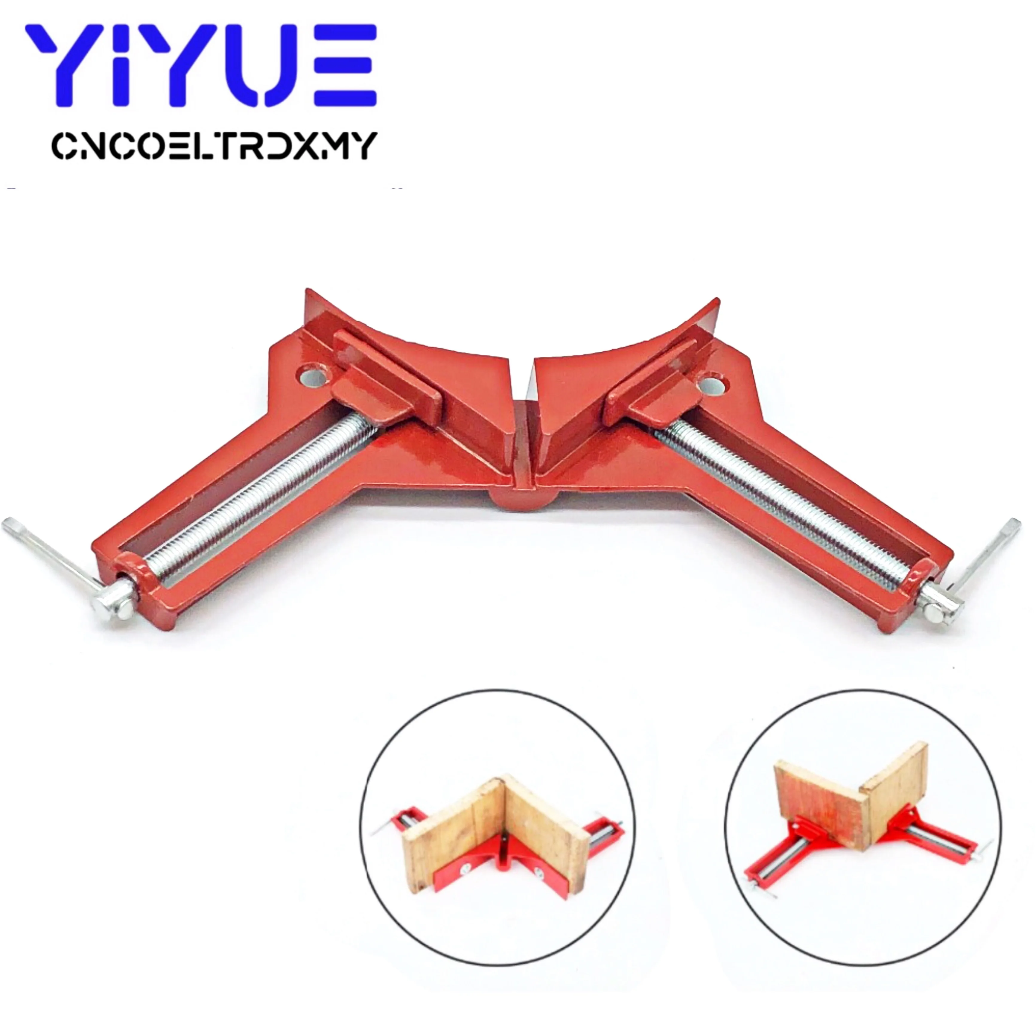 1pcs 4inch 90 degree Right Angle Clip Multifunction Picture Frame Corner Clamp 100MM Mitre Clamps Corner Holder Woodworking tool
1pcs 4inch 90 degree Right Angle Clip Multifunction Picture Frame Corner Clamp 100MM Mitre Clamps Corner Holder Woodworking tool
