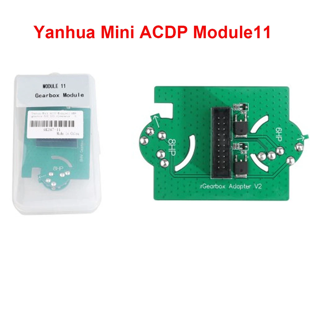 Yanhua Mini ACDP Module11 for BMW gearbox Clear EGS ISN Authorization with Adapters Support both 6HP & 8HP
Yanhua Mini ACDP Module11 for BMW gearbox Clear EGS ISN Authorization with Adapters Support both 6HP & 8HP