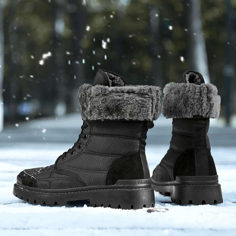 High Quality New Men Winter Boots Handmade Retro Men's Boots Waterproof Man Warm Snow Shoes With Fur Classic Male Outdoor Boots
High Quality New Men Winter Boots Handmade Retro Men's Boots Waterproof Man Warm Snow Shoes With Fur Classic Male Outdoor Boots