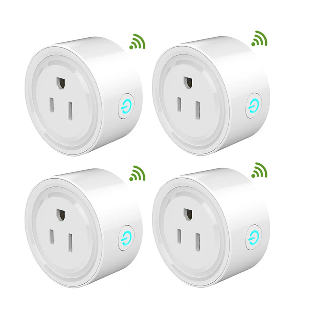 4 шт. USPlug умная розетка Мощность штекер переключатель Wi-Fi розетка пульт дистанционного управления голосовой Управление Беспроводной таймер...
4 шт. USPlug умная розетка Мощность штекер переключатель Wi-Fi розетка пульт дистанционного управления голосовой Управление Беспроводной таймер...