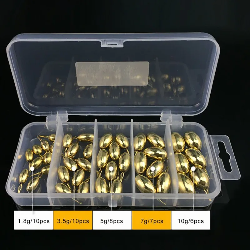 Pouring Copper Pendant Set Lead Pendant Copper Pendant Set Road Box Set Fish Pendant Accessories Fishing Tackle Accessories