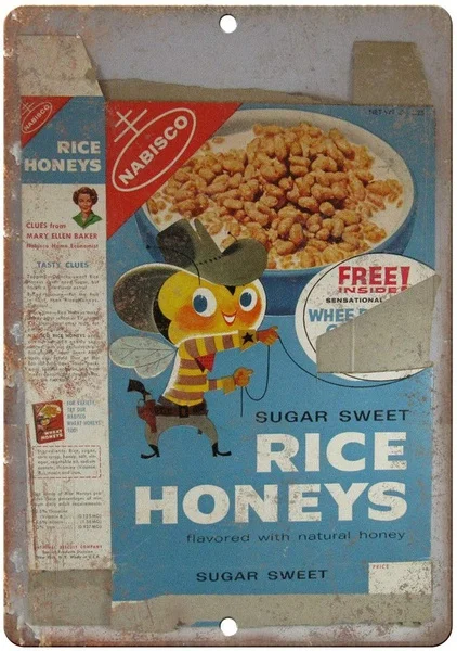 Rice Honeys Cereal Box Tin Sign art wall decoration,vintage aluminum retro metal sign,iron painting
Rice Honeys Cereal Box Tin Sign art wall decoration,vintage aluminum retro metal sign,iron painting