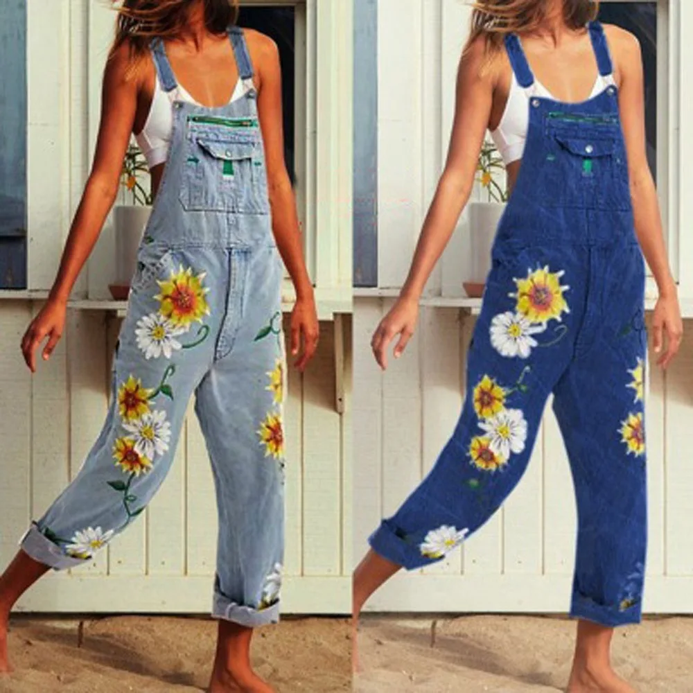 Overalls Jeans Women Print Suspenders Baggy Washed Denim Full-length Boyfriend Jeans Cotton Plus Size Girl's Trousers Streetwear
Overalls Jeans Women Print Suspenders Baggy Washed Denim Full-length Boyfriend Jeans Cotton Plus Size Girl's Trousers Streetwear
