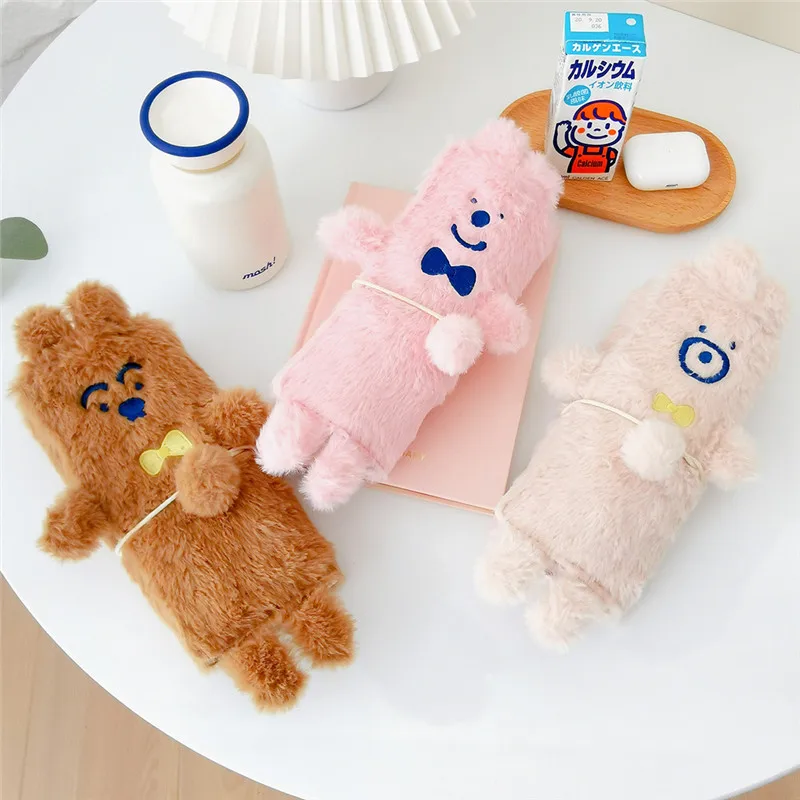 Bentoy Cute Cartoon Plush Embroidery Roller Pen Curtain Animal Shape Pencil Case Ins Japan Korea Stationery Bag
Bentoy Cute Cartoon Plush Embroidery Roller Pen Curtain Animal Shape Pencil Case Ins Japan Korea Stationery Bag