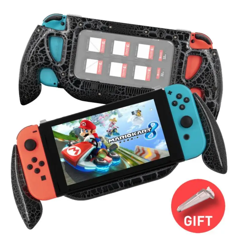 For Nintendo Switch Game Handle For Switch Pro Hand Grip Case Type-C Charging Game Grip With Back Stand And Game Card Box 
For Nintendo Switch Game Handle For Switch Pro Hand Grip Case Type-C Charging Game Grip With Back Stand And Game Card Box