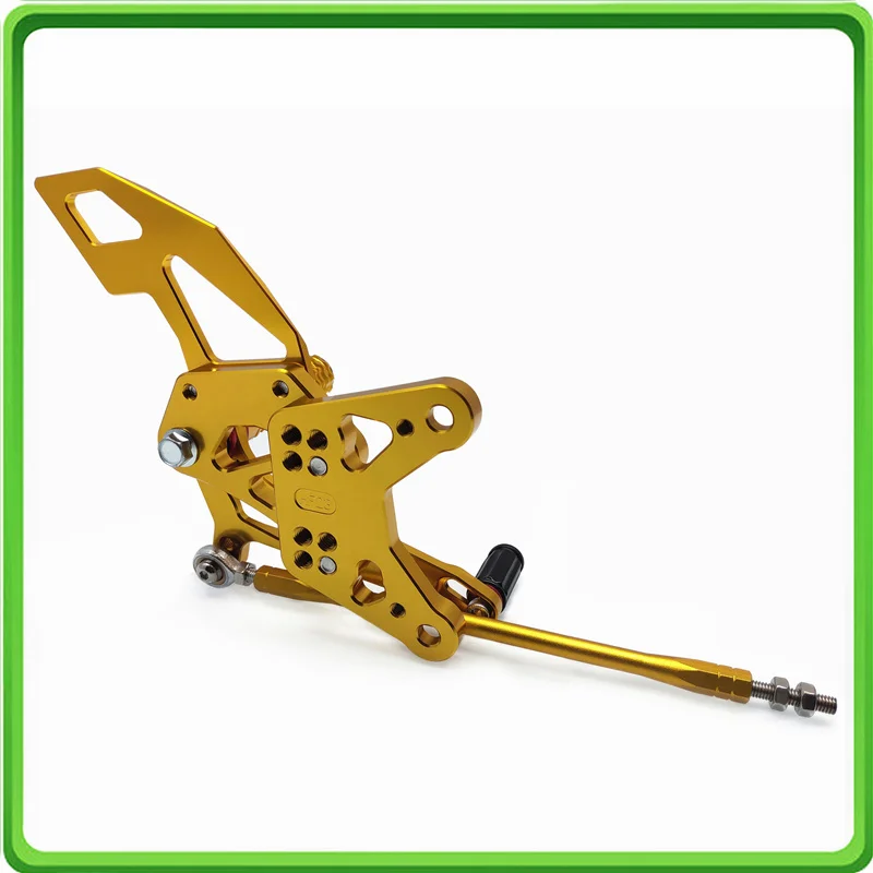 Adjustable Rearsets Rear set sets Foot Rest Pegs Pedal For Kawasaki Ninja ZX6R ZX 6R ZX-6R 2009 2010 2011 2012 Gold
Adjustable Rearsets Rear set sets Foot Rest Pegs Pedal For Kawasaki Ninja ZX6R ZX 6R ZX-6R 2009 2010 2011 2012 Gold