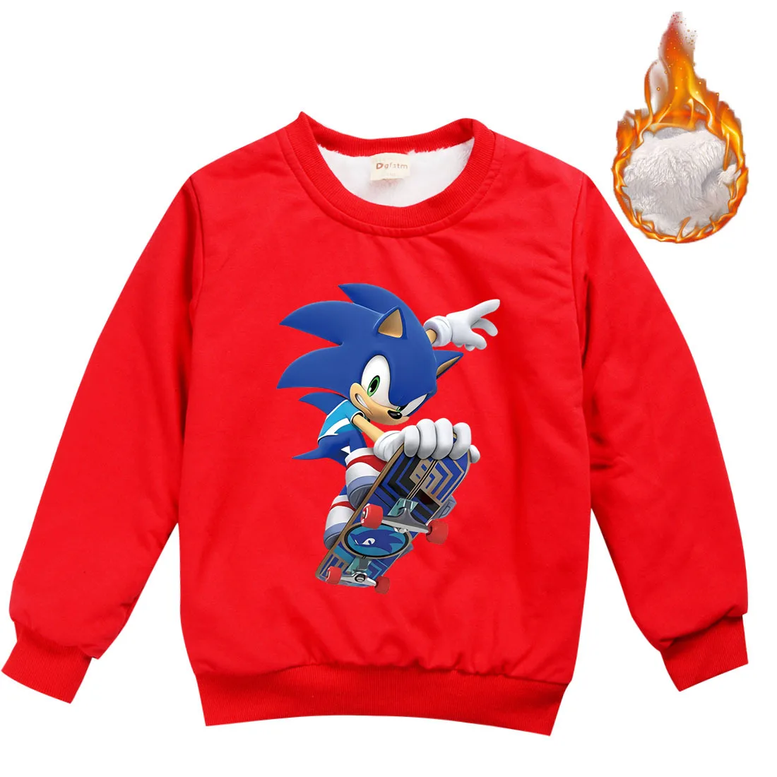 2020 Autumn Winter Boys Coats Sweet Sonic The Hedgehog Sweatshirt Kids Harajuku Casual Warm Fleece Velvet Pullover Girls Outwear
2020 Autumn Winter Boys Coats Sweet Sonic The Hedgehog Sweatshirt Kids Harajuku Casual Warm Fleece Velvet Pullover Girls Outwear
