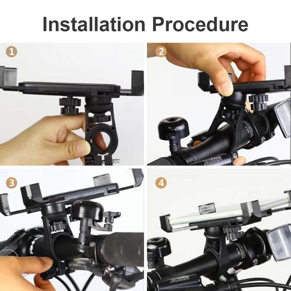 Bike Phone Holder Universal Motorcycle Bicycle Phone Navigation Bracket Handlebar Stand mobile Mount Bracket Bike Accessorise
Bike Phone Holder Universal Motorcycle Bicycle Phone Navigation Bracket Handlebar Stand mobile Mount Bracket Bike Accessorise