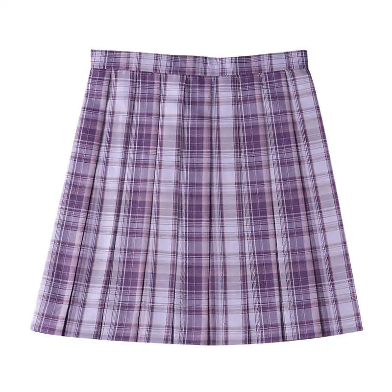 2021 A-Line Plaid Skirt jk Skirts School Girl Uniform Short skirt High Waist Purple Blue Anime Sets Mini Dress Cloths
2021 A-Line Plaid Skirt jk Skirts School Girl Uniform Short skirt High Waist Purple Blue Anime Sets Mini Dress Cloths