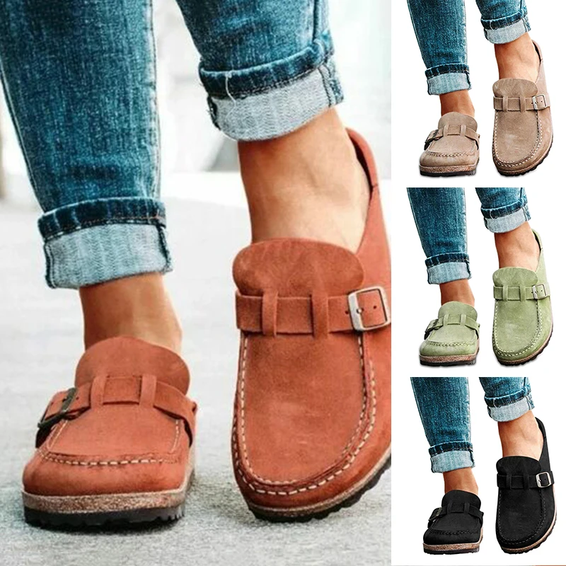 2021 New Retro Casual Women Flats Plus Size Slip on Loafers Half Drag Round Toe Women Flats Autumn Sneakers Ladies Women Shoes
2021 New Retro Casual Women Flats Plus Size Slip on Loafers Half Drag Round Toe Women Flats Autumn Sneakers Ladies Women Shoes