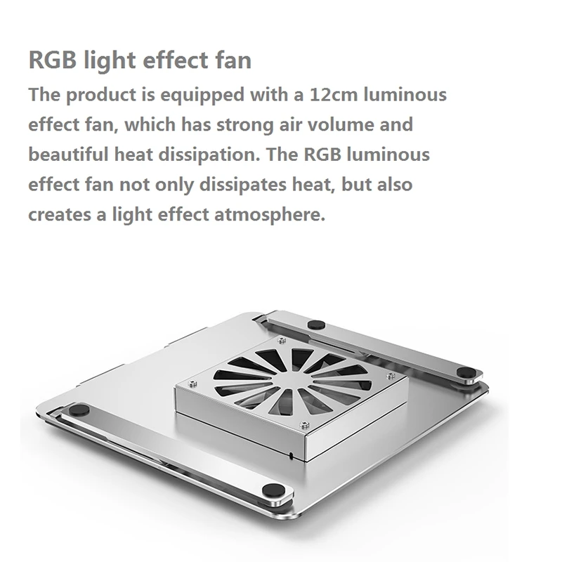 JIUSHARK Laptop Cooling Stand Pad Aluminum Laptop Cooler for Under 17.3Inch Gaming Office Laptop with USB Cooling Fan, LED Light
JIUSHARK Laptop Cooling Stand Pad Aluminum Laptop Cooler for Under 17.3Inch Gaming Office Laptop with USB Cooling Fan, LED Light