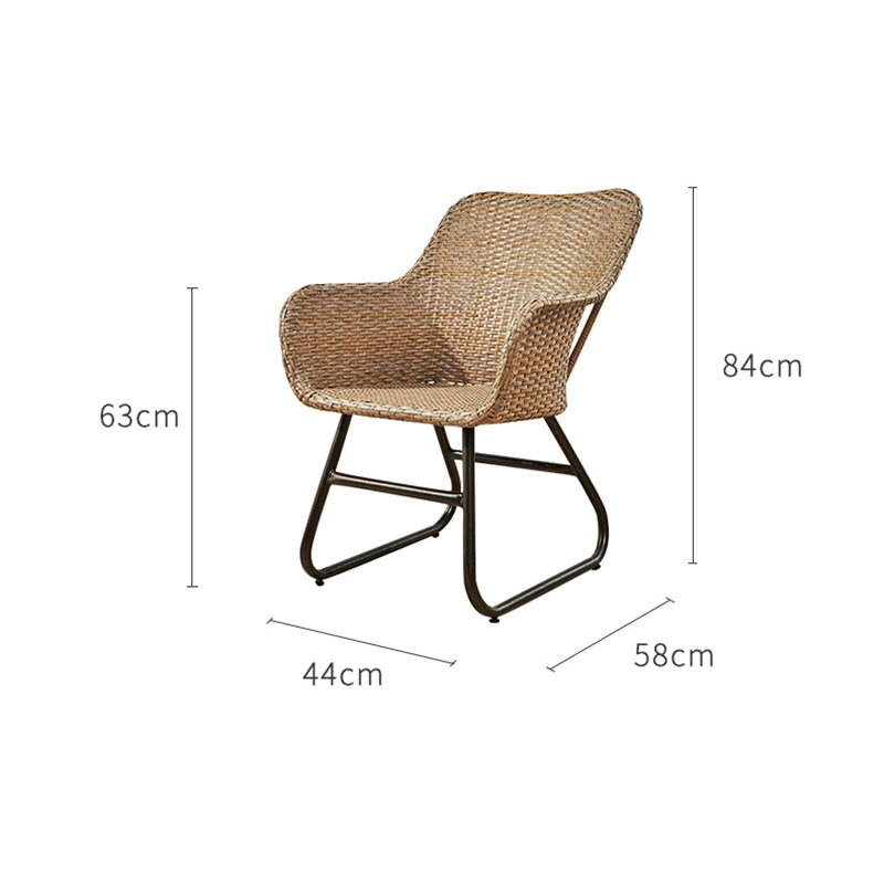 Minimalist Dining Chairs Armchair for Kitchen Balcony Table and Chair Wicker Chair Outdoor Leisure Outdoor Garden Rattan Chair
Minimalist Dining Chairs Armchair for Kitchen Balcony Table and Chair Wicker Chair Outdoor Leisure Outdoor Garden Rattan Chair