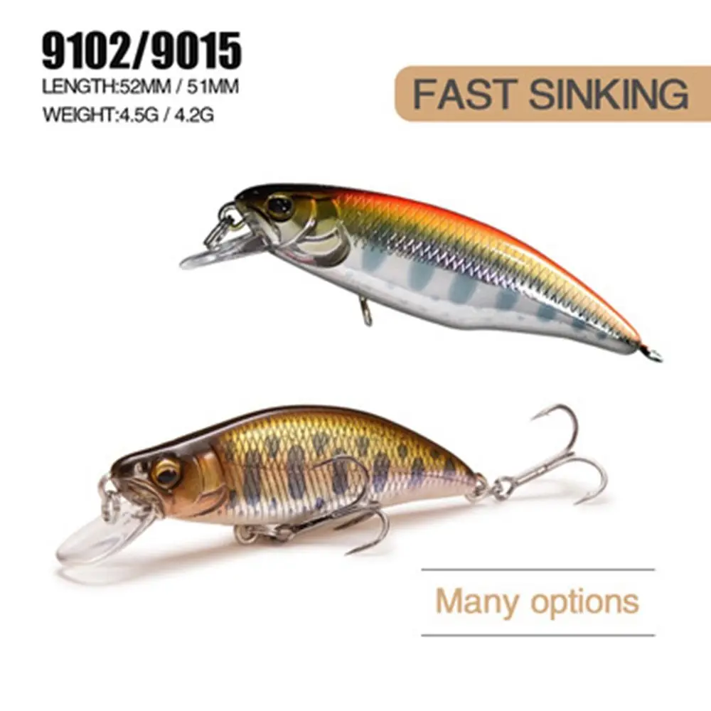 Japan Design Outdoor Striped bass Tackle Minnow Lures Winter Fishing Fish Hooks Sinking Minnow Baits
Japan Design Outdoor Striped bass Tackle Minnow Lures Winter Fishing Fish Hooks Sinking Minnow Baits