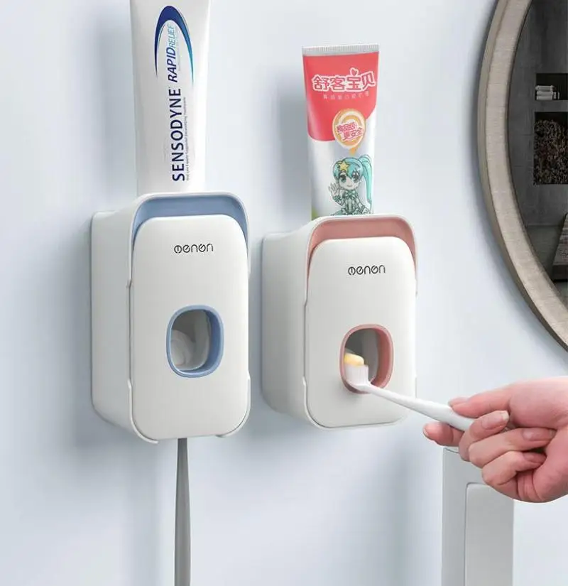 NewAutomatic Toothpaste Squeezing Device Set Wall Hanging Free Punching Toothpaste Toothbrush Rack Toothpaste Rack Lazy Artifact
NewAutomatic Toothpaste Squeezing Device Set Wall Hanging Free Punching Toothpaste Toothbrush Rack Toothpaste Rack Lazy Artifact
