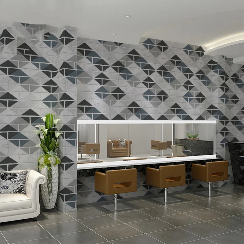 Modern Geometric Imitation Brick Wall Papers Bedroom Study Living Room Decor Wall Sticker Self-adhesive Wallpaper Home Decor
Modern Geometric Imitation Brick Wall Papers Bedroom Study Living Room Decor Wall Sticker Self-adhesive Wallpaper Home Decor