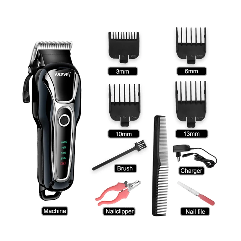 

Professional Pet Dog Hair Trimmer Animal Grooming Clippers Cat Cutter Machine Shaver Electric Scissor Clipper 100-240V