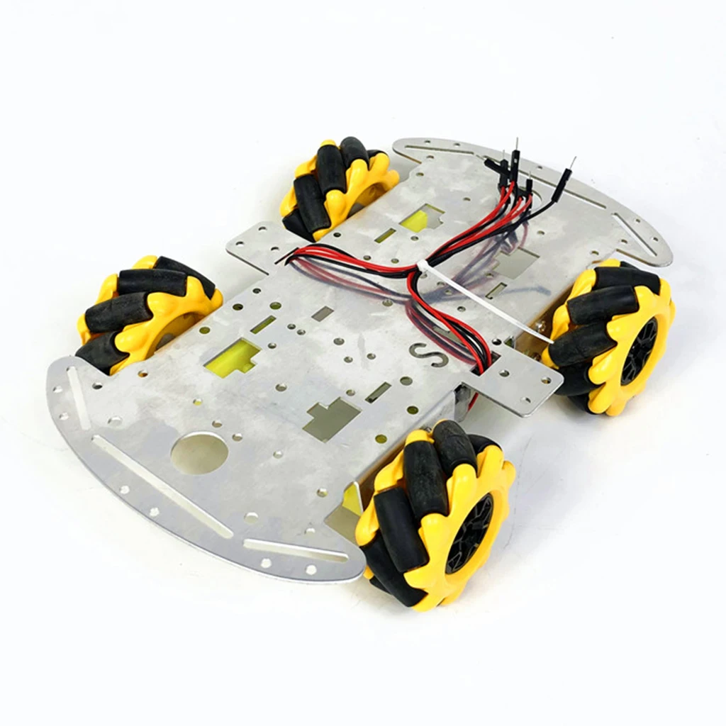 4WD Omnidirectional Wheels Robot Smart Car Chassis Kits with TT Motor for DIY Education Robot Smart Car Kit For Student kids
4WD Omnidirectional Wheels Robot Smart Car Chassis Kits with TT Motor for DIY Education Robot Smart Car Kit For Student kids