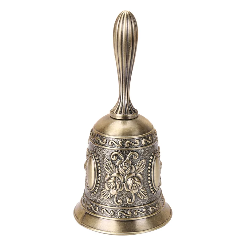Hand Call Bell Gold Silver Multi-Purpose Bells for Craft Wedding Decoration Alarm School Church Classroom Bar Hotel Vintage Bell
Hand Call Bell Gold Silver Multi-Purpose Bells for Craft Wedding Decoration Alarm School Church Classroom Bar Hotel Vintage Bell