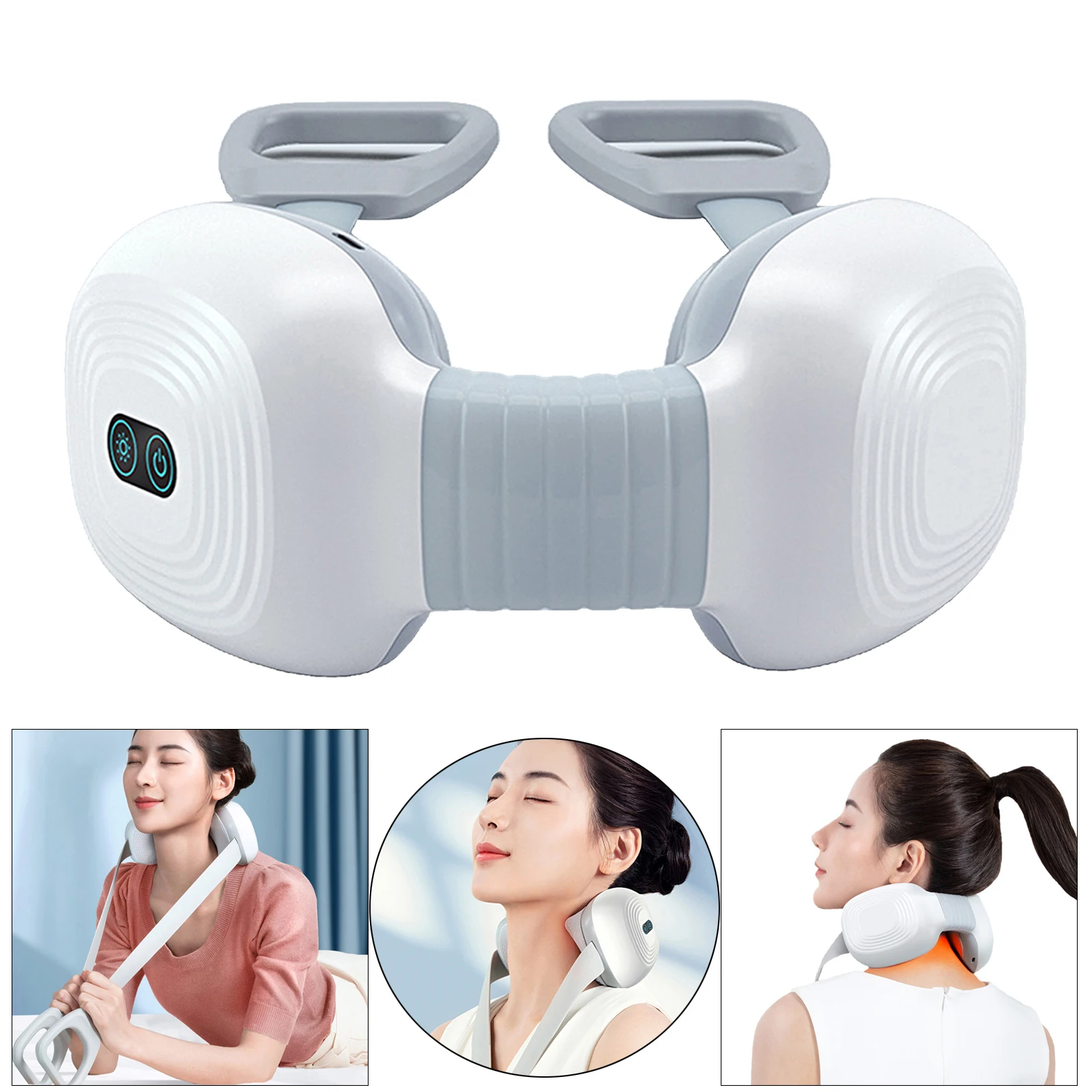 Electric Neck Massager Back Massage with Heat, Pain Relief Gift
Electric Neck Massager Back Massage with Heat, Pain Relief Gift