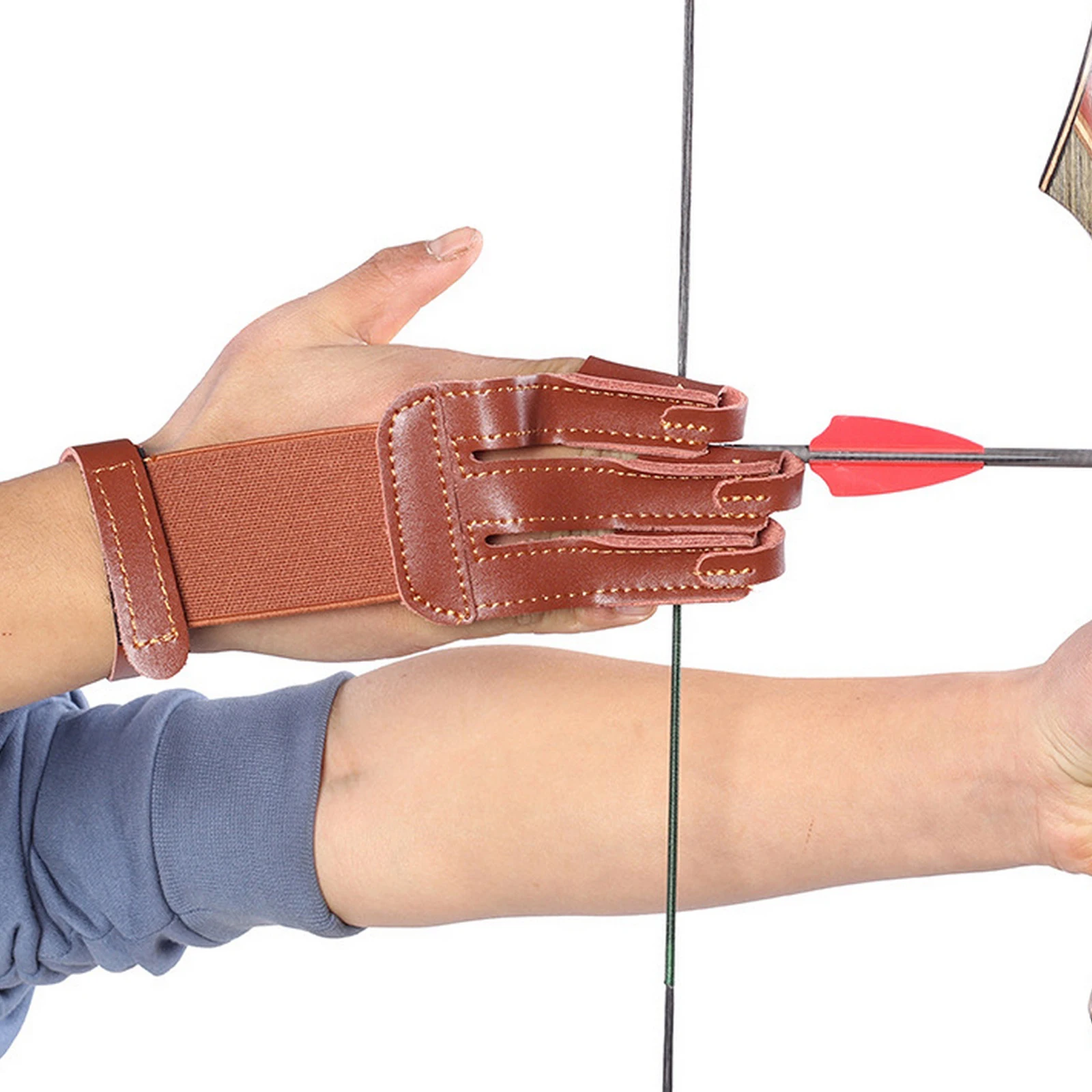 1 PCS Archery Gloves 3 Fingers Anti-Slip Breathable Archery Guard Hand Finger Protection Shooting Gloves
1 PCS Archery Gloves 3 Fingers Anti-Slip Breathable Archery Guard Hand Finger Protection Shooting Gloves