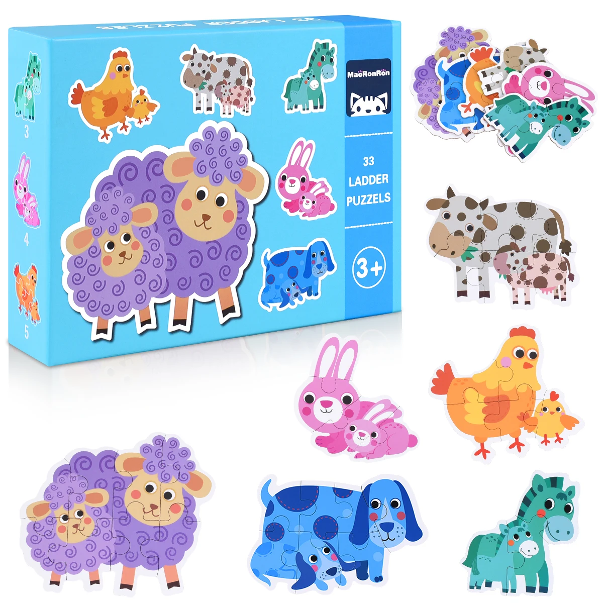 DIY Baby Toys 3D Puzzle Wooden Tangram Toys Animals Puzzle Intelligence Magination Educational Learning Gift for Kids Adult
DIY Baby Toys 3D Puzzle Wooden Tangram Toys Animals Puzzle Intelligence Magination Educational Learning Gift for Kids Adult