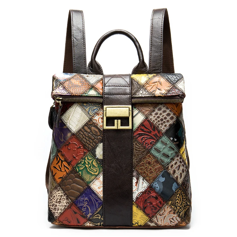 Рюкзак женский из натуральной кожи, в этническом стиле, 2020
Рюкзак женский из натуральной кожи, в этническом стиле, 2020