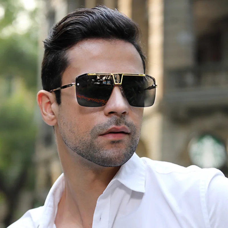 ZENOTTIC Fashion Shield Sunglasses Men Women High Quality Luxury Brand Designer Gradients Shades Oversized Square Sun Glasses
ZENOTTIC Fashion Shield Sunglasses Men Women High Quality Luxury Brand Designer Gradients Shades Oversized Square Sun Glasses