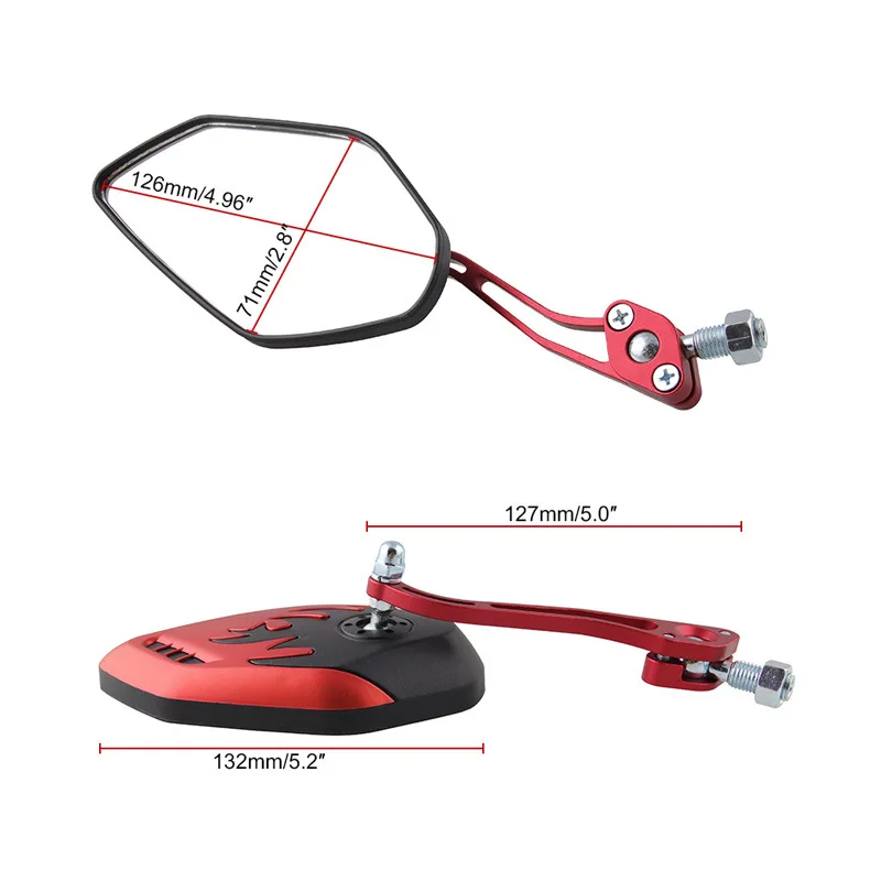 1 Pair Universal Motorcycle Rear View Handle Bar End Side Rearview Mirrors Aluminum Alloy
1 Pair Universal Motorcycle Rear View Handle Bar End Side Rearview Mirrors Aluminum Alloy