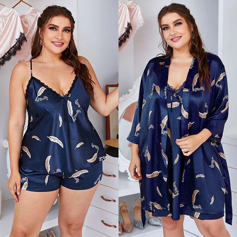Kwyaster Cool Lady Print 4PCS Robe Set Sexy Nightgown Kimono Bathrobe Gown Sleepwear Nightwear Home Clothes Silky Homewear
Kwyaster Cool Lady Print 4PCS Robe Set Sexy Nightgown Kimono Bathrobe Gown Sleepwear Nightwear Home Clothes Silky Homewear