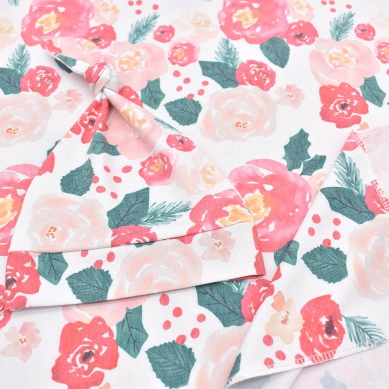 2 Pcs Baby Floral Receiving Blanket+Beanie Cap Set Infants Sleeping Swaddle Wrap Turban Hat Newborn Photography Props Accessory
2 Pcs Baby Floral Receiving Blanket+Beanie Cap Set Infants Sleeping Swaddle Wrap Turban Hat Newborn Photography Props Accessory