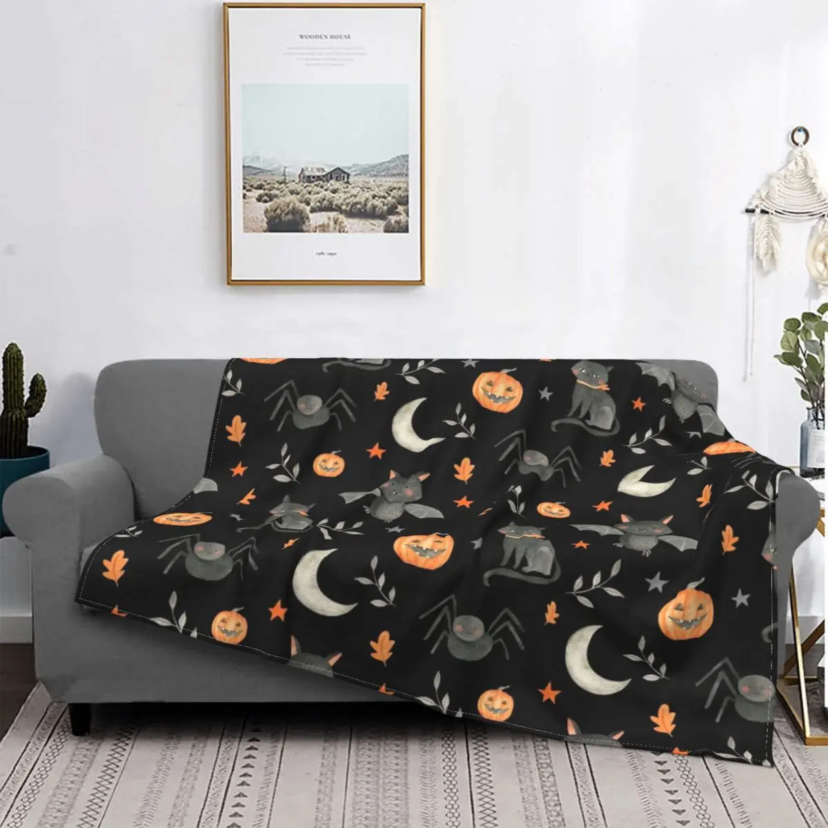 Halloween Party Blanket Flannel Print Pumpkin Breathable Warm Throw Blankets for Bedding Couch Bedding Throws
Halloween Party Blanket Flannel Print Pumpkin Breathable Warm Throw Blankets for Bedding Couch Bedding Throws