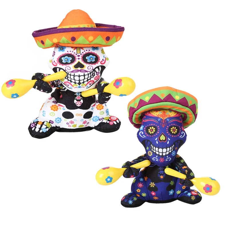 Halloween Plush Toys Sand Hammer Ghost Animated Dancing Ghost Dolls Electric Funny Children Toys Halloween Toy
Halloween Plush Toys Sand Hammer Ghost Animated Dancing Ghost Dolls Electric Funny Children Toys Halloween Toy