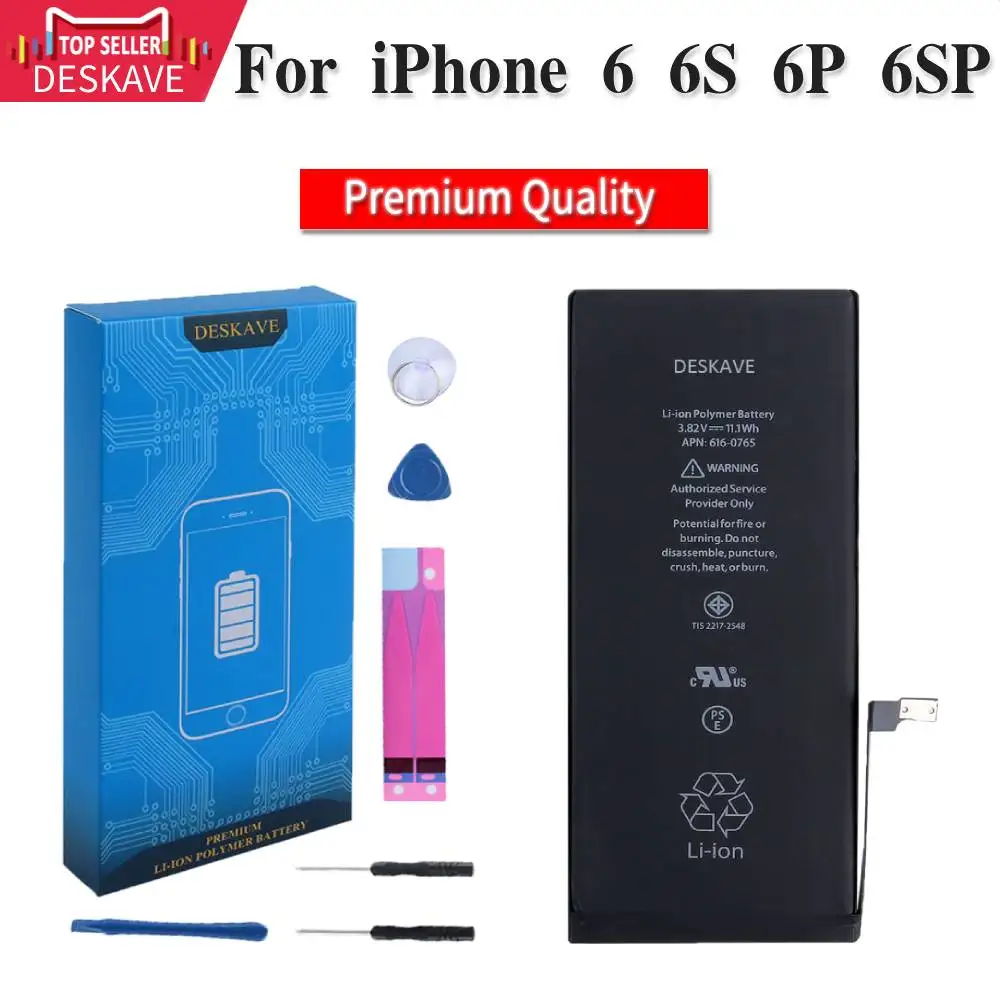 Аккумулятор для iPhone 6 6S 6P Plus AAA +++ качество Замена нулевого цикла бесплатный набор