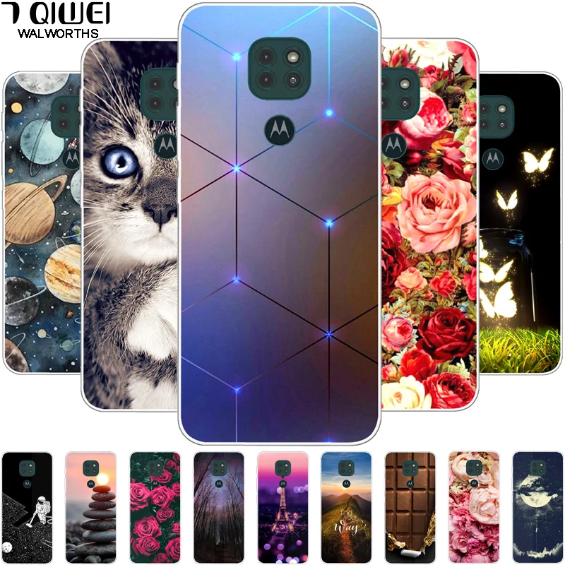 Силиконовый чехол для Motorola G9 Play мягкий из ТПУ телефона Moto бампер G 9 G9Play Capa |