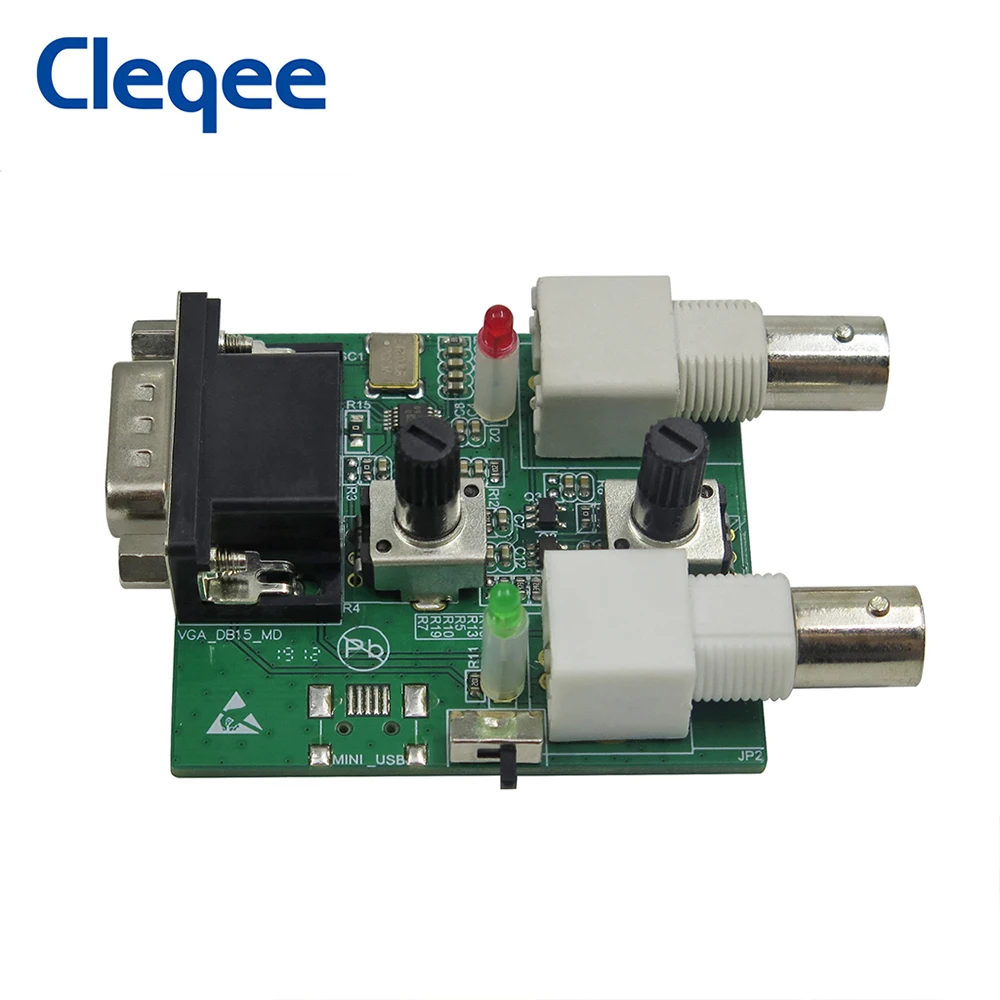 Cleqee Android и PC виртуальный цифровой USB портативный осциллограф может подключить 2