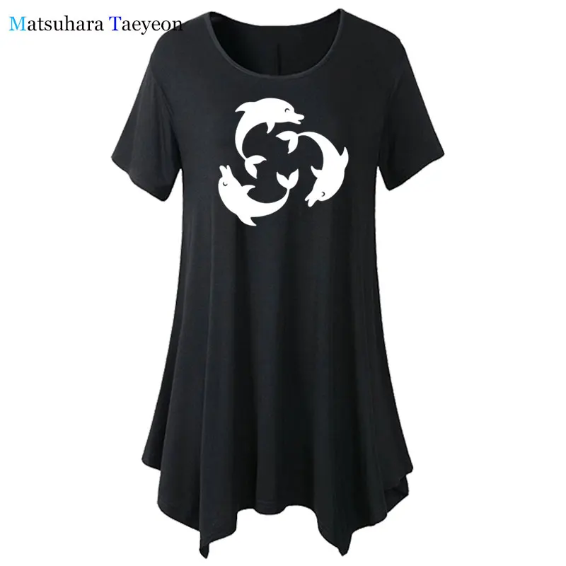Women T Shirt Love Dolphin Print Tshirt Women Short Sleeve O Neck Loose T-shirt Ladies Causal Tee Shirt Clothes Top Animal Print
Women T Shirt Love Dolphin Print Tshirt Women Short Sleeve O Neck Loose T-shirt Ladies Causal Tee Shirt Clothes Top Animal Print