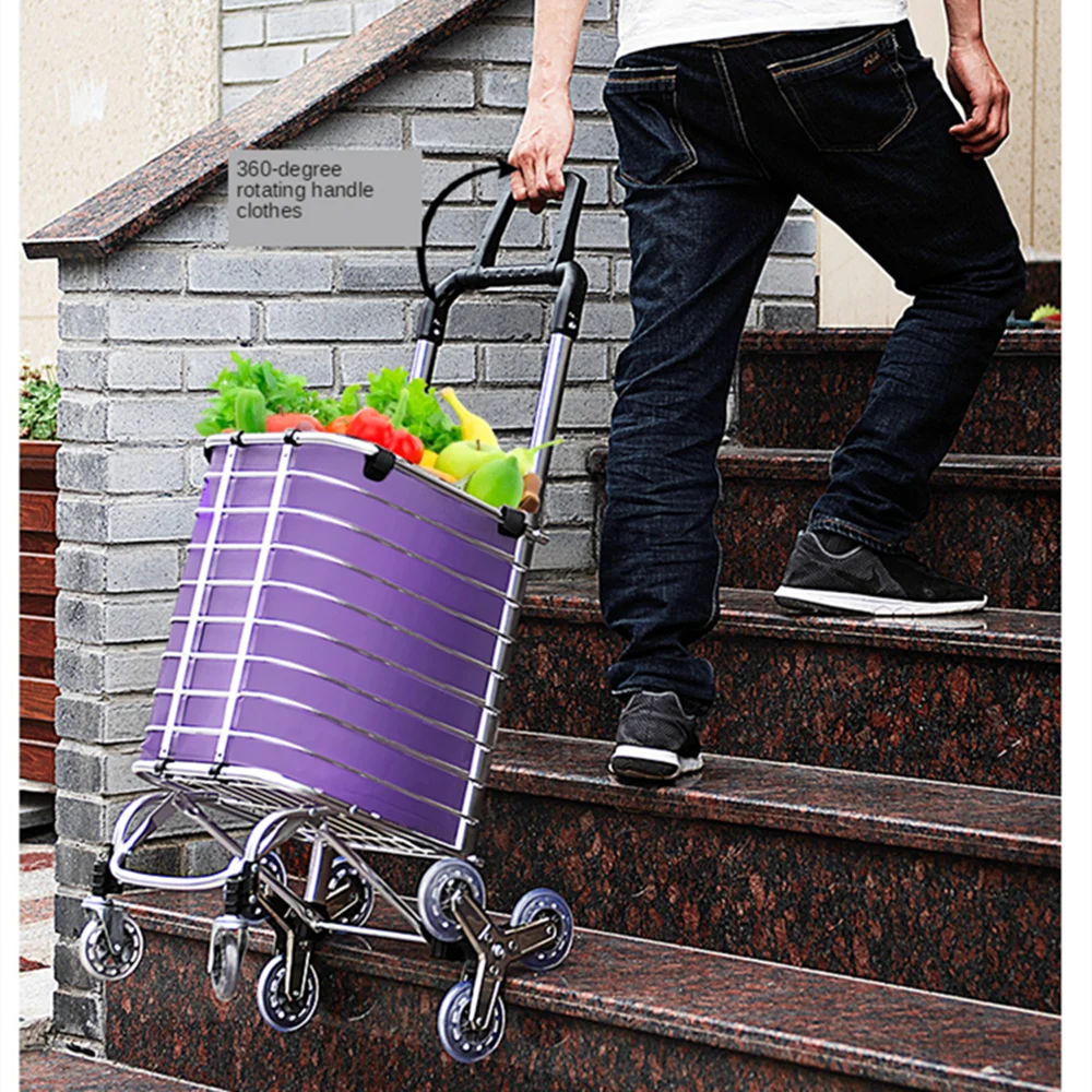 B-LIFE Folding Shopping Cart with Cover Moving Chair Portable Grocery Utility Lightweight Stair Climbing Waterproof Canvas Bag
B-LIFE Folding Shopping Cart with Cover Moving Chair Portable Grocery Utility Lightweight Stair Climbing Waterproof Canvas Bag