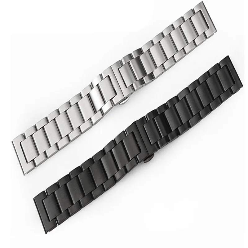 1PCS 18MM 20MM 21MM 22MM 23MM 24MM 304 Stainless Steel Watch Bands Watch Straps Black And Silver -0324
1PCS 18MM 20MM 21MM 22MM 23MM 24MM 304 Stainless Steel Watch Bands Watch Straps Black And Silver -0324