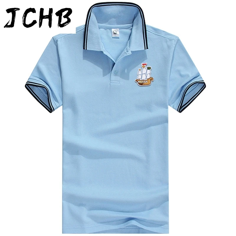 Lady Summer Cotton Sailboat Polo Shirts Fashion Contrast Color Lapel Tees Short Sleeve Woman Boat Embroidery Shirt Big Size 
Lady Summer Cotton Sailboat Polo Shirts Fashion Contrast Color Lapel Tees Short Sleeve Woman Boat Embroidery Shirt Big Size