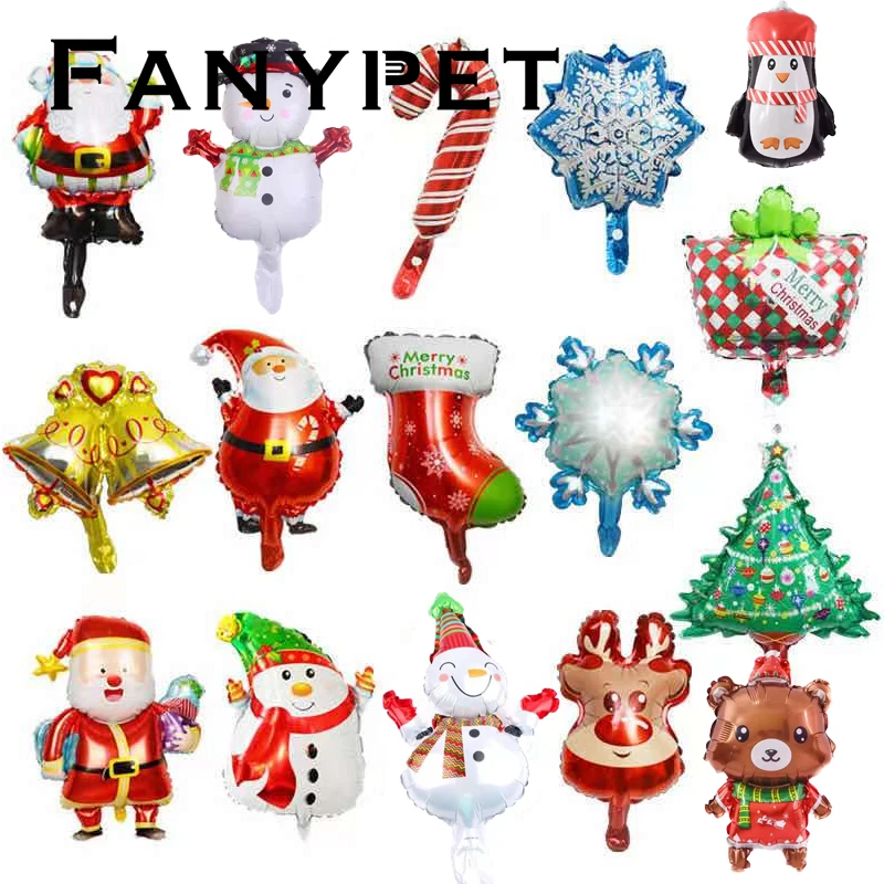 50pcs Mini Christmas Balloons Santa Claus Air Balloons Christmas Decorations Snowman Globos Noel Bell Children's Inflatable toys
50pcs Mini Christmas Balloons Santa Claus Air Balloons Christmas Decorations Snowman Globos Noel Bell Children's Inflatable toys