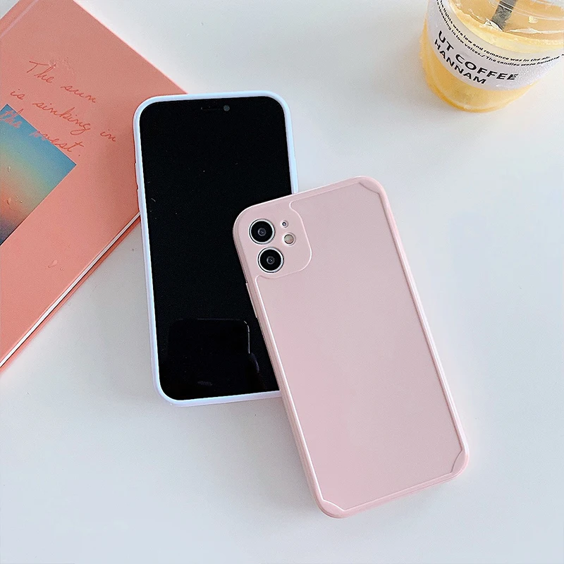 Colorful Shockproof Transparent Phone Case For iPhone 11 Pro Max XS XR X 12 Mini 7 8 Plus SE 2020 Soft TPU Silicone Simple Cover
Colorful Shockproof Transparent Phone Case For iPhone 11 Pro Max XS XR X 12 Mini 7 8 Plus SE 2020 Soft TPU Silicone Simple Cover