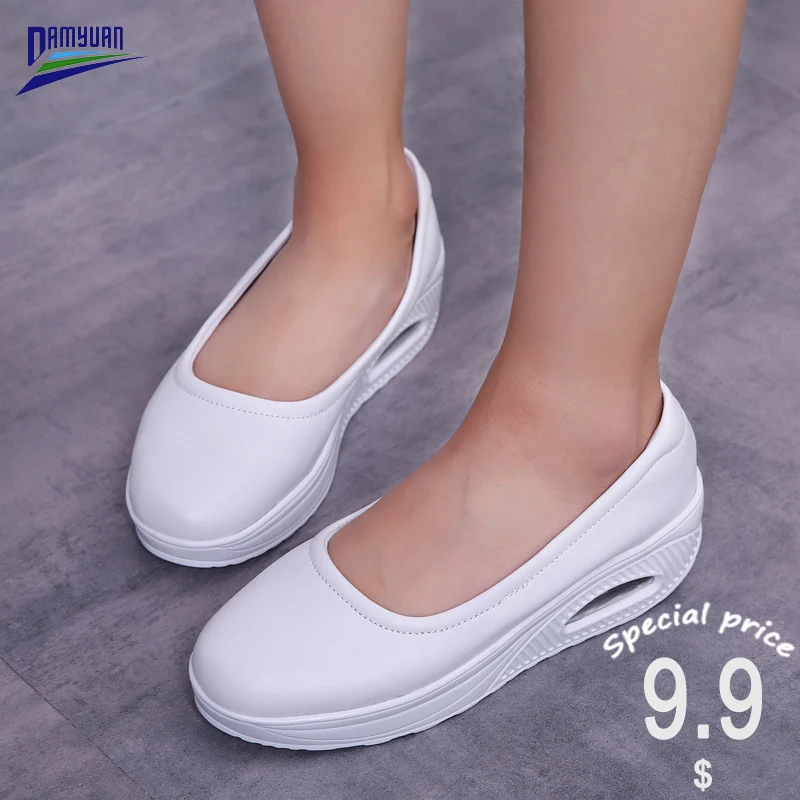 Damyuan Platform Shallow Shoes Women Flat Soft Loafers Ladies Zapatos De Mujer Breathable Female Air Cushion Sapato Feminino
Damyuan Platform Shallow Shoes Women Flat Soft Loafers Ladies Zapatos De Mujer Breathable Female Air Cushion Sapato Feminino