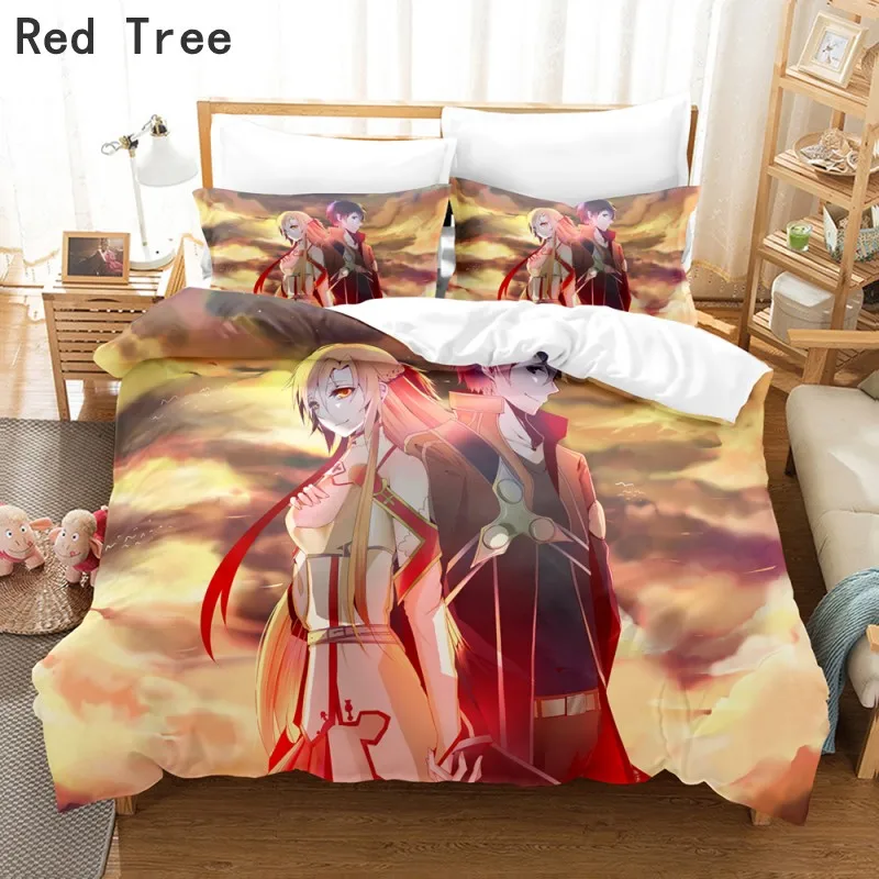 Kids Adult Anime Duvet Cover Soft Quilt Comforter Sword Art Online Design 2/3pcs Bedding Set and Pillowcase Queen King Drop Ship
Kids Adult Anime Duvet Cover Soft Quilt Comforter Sword Art Online Design 2/3pcs Bedding Set and Pillowcase Queen King Drop Ship