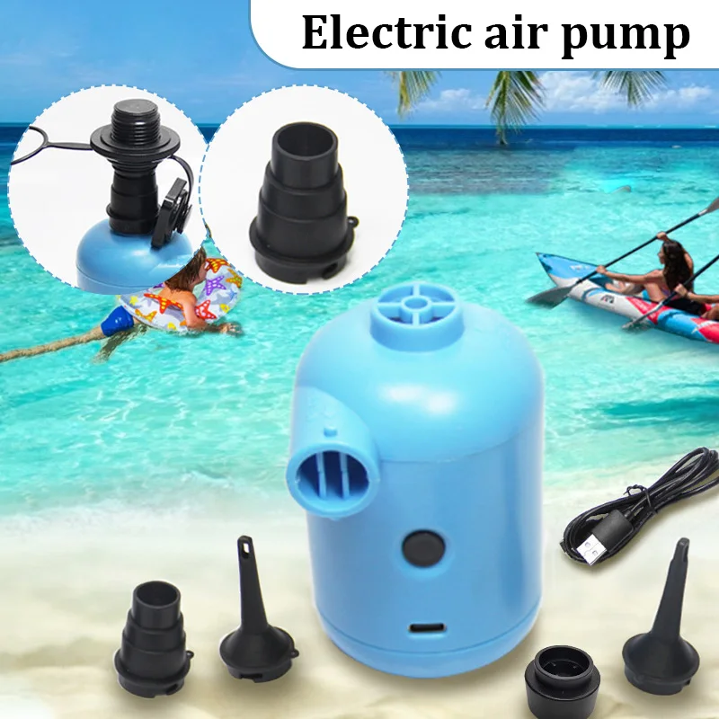 Electric Air Pump Multi-Function Usb Connector Rubber Boat Inflatable Bed Air Pump Portable and Fast Air Filling XR-Hot
Electric Air Pump Multi-Function Usb Connector Rubber Boat Inflatable Bed Air Pump Portable and Fast Air Filling XR-Hot
