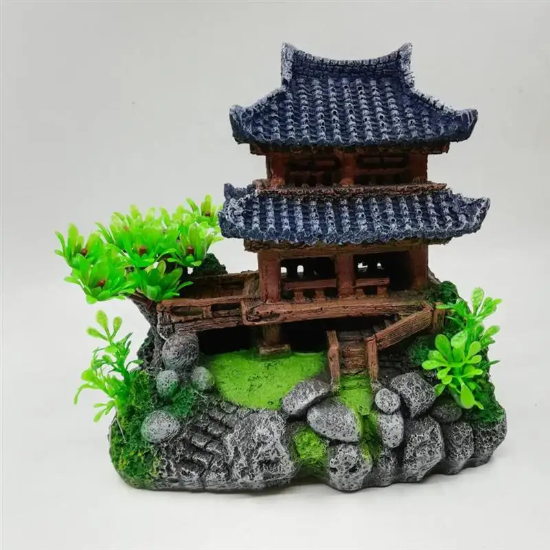 Resin Artificial Fish Tank Ancient Decoration Aquarium Landscape Vintage House Chinese Style Hut Building Fish Tank Decoration
Resin Artificial Fish Tank Ancient Decoration Aquarium Landscape Vintage House Chinese Style Hut Building Fish Tank Decoration