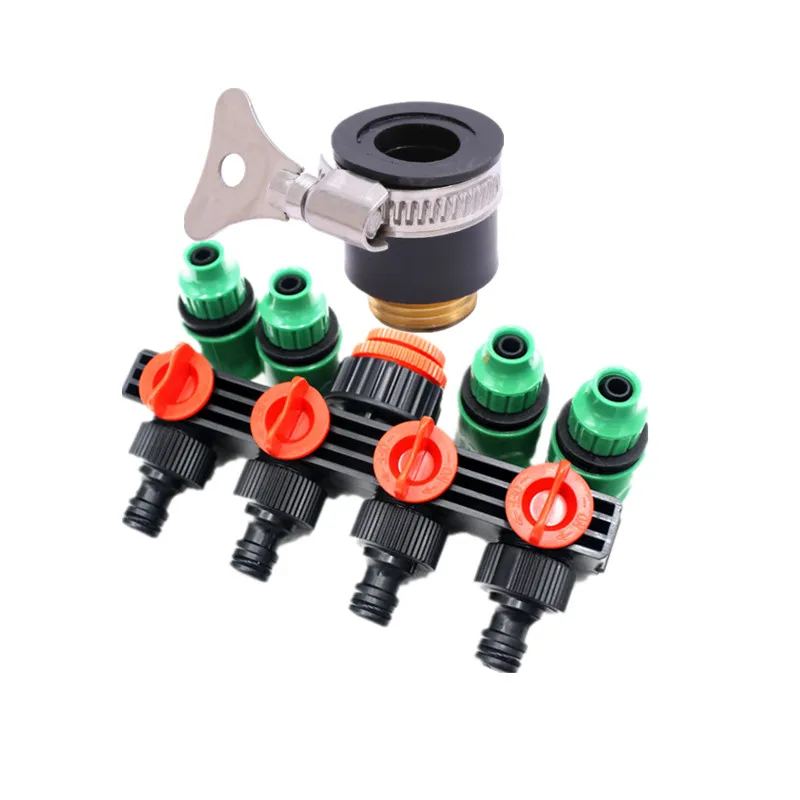 4 Way Garden Water Tap Adaptor Hose Splitter Quick Connectors Garden Watering Irrigation Supplies Hose Connector
4 Way Garden Water Tap Adaptor Hose Splitter Quick Connectors Garden Watering Irrigation Supplies Hose Connector