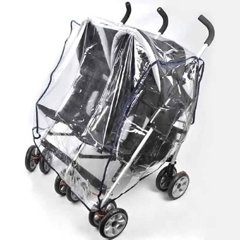 Universal Side-by-side Twin Stroller Rain Cover Adjustable Transparent Dustproof For Baby Cart Cover And Ventilated Windpro
Universal Side-by-side Twin Stroller Rain Cover Adjustable Transparent Dustproof For Baby Cart Cover And Ventilated Windpro