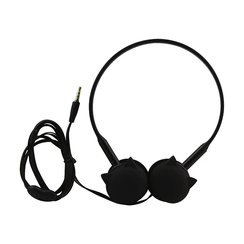 3.5mm Wired Stereo Headset Little Cat Design Earphones with Microphone for PC Computer Laptop Gift
3.5mm Wired Stereo Headset Little Cat Design Earphones with Microphone for PC Computer Laptop Gift