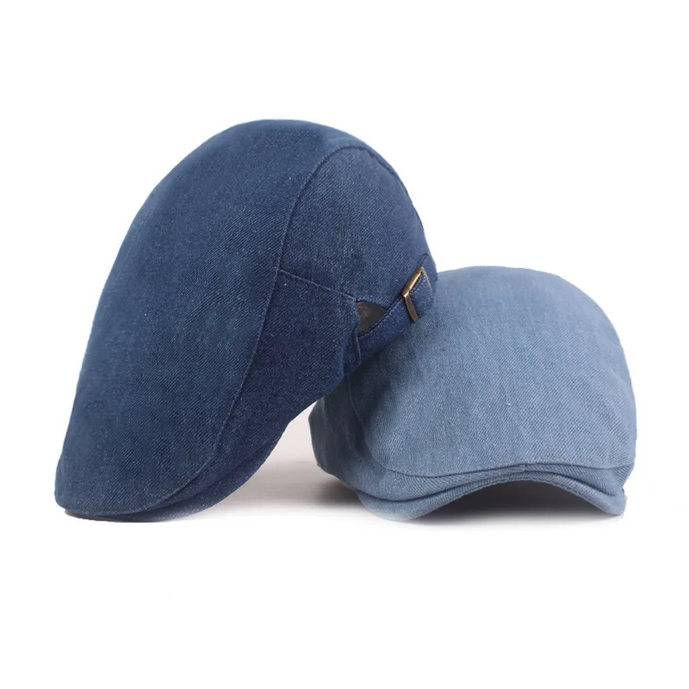 Men Berets Vintage Old Hats for Male Denim Solid Color with Visor Outdoor Play Street Caps High Quality
Men Berets Vintage Old Hats for Male Denim Solid Color with Visor Outdoor Play Street Caps High Quality