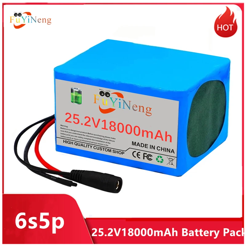 New 24V 18Ah 6S5P 18650 li-ion battery pack 25.2v 18000mAh electric bicycle moped /electric/lithium ion battery pack
New 24V 18Ah 6S5P 18650 li-ion battery pack 25.2v 18000mAh electric bicycle moped /electric/lithium ion battery pack